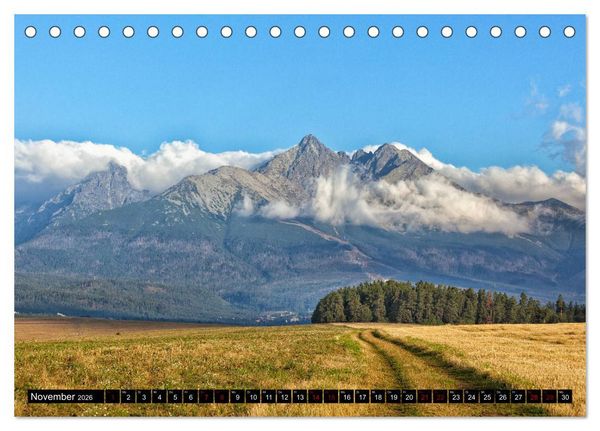 Produktbild: Slowakei - Reise durch das wilde Land (Tischkalender 2026 DIN A5 quer), CALVENDO Monatskalender