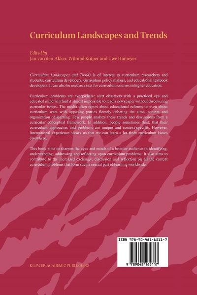 Produktbild: Curriculum Landscapes and Trends
