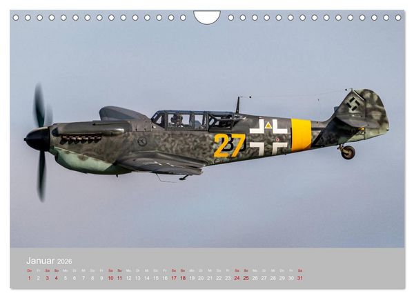 Produktbild: Fliegende Legenden - Warbirds (Wandkalender 2026 DIN A4 quer), CALVENDO Monatskalender