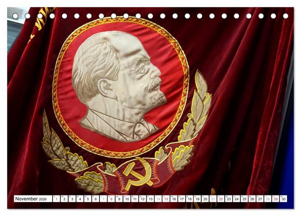 Produktbild: LENIN LEBT - Bilder einer Ikone (Tischkalender 2026 DIN A5 quer), CALVENDO Monatskalender