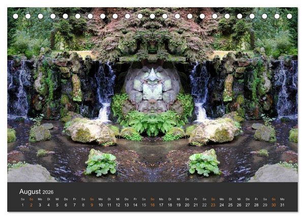 Produktbild: Spiegelwelten - Im Reich der Naturwesen (Tischkalender 2026 DIN A5 quer), CALVENDO Monatskalender