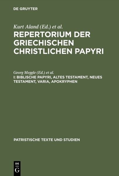 Produktbild: Biblische Papyri, Altes Testament, Neues Testament, Varia, Apokryphen