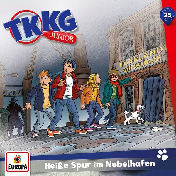 Produktbild: TKKG Junior 25: Hei&szlig;e Spur im Nebelhafen