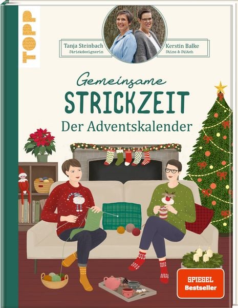 Gemeinsame Strickzeit. Der Adventskalender., Gebundene Ausgabe von Tanja Steinbach , Kerstin Balke, Frechverlag GmbH, 9783735870490