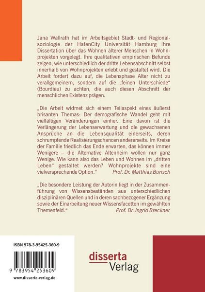 Produktbild: ALTERNATIVE HEIMAT: &Uuml;ber die Chancen von Wohnprojekten f&uuml;r das Leben im Alter. Eine Untersuchung in der Metropolregion Hamburg.