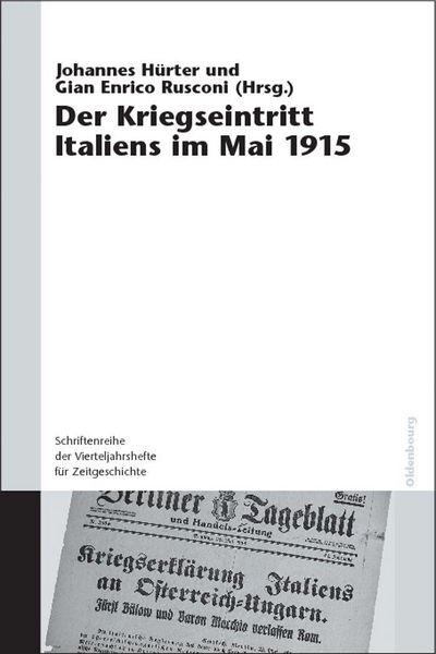 Produktbild: Der Kriegseintritt Italiens im Mai 1915