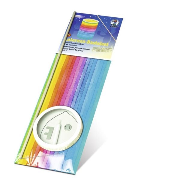 Produktbild: URSUS Laternen-Bastelset "Regenbogen Streifen"