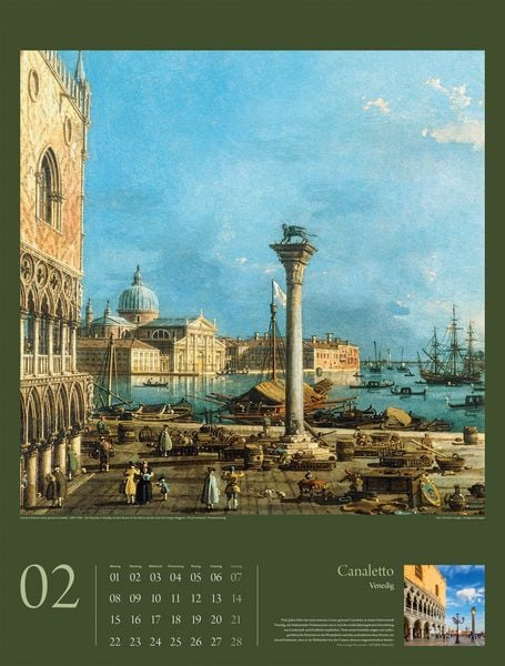 Produktbild: KunstGeschichten Kalender 2027 | Meisterwerke und die Orte ihrer Inspiration