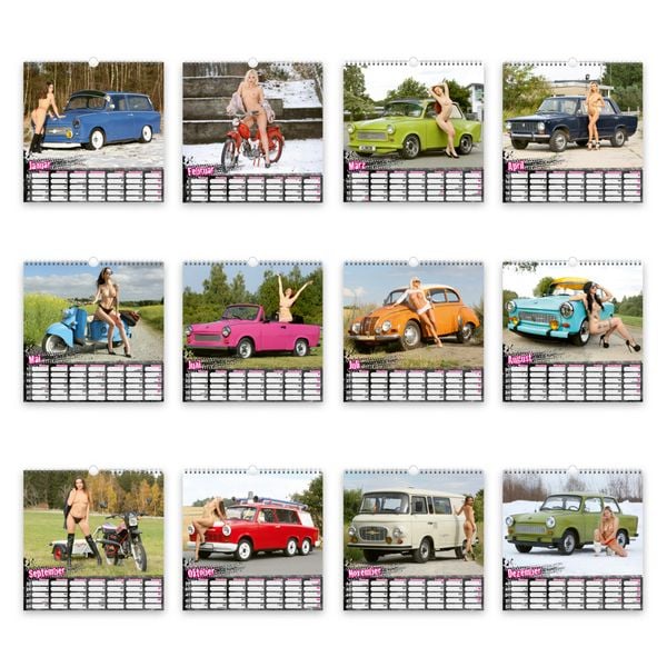 Produktbild: TR&Ouml;TSCH - Erotikkalender DDR Classics 2027 sch&auml;rfer als die VOPO erlaubt (h&auml;tte)