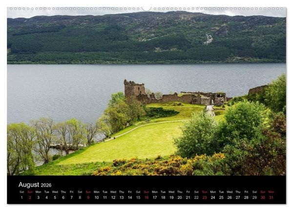Produktbild: Historic Scotland (High Quality Premium Wall Calendar 2026 DIN A2 landscape),CALVENDO 12 Month Wall Calendar
