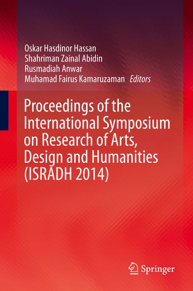 Produktbild: Proceedings of the International Symposium on Research of Arts, Design and Humanities (ISRADH 2014)