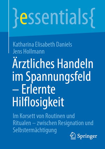 Produktbild: &Auml;rztliches Handeln im Spannungsfeld - Erlernte Hilflosigkeit
