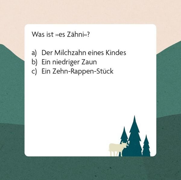Dialekt-Quiz Schweiz