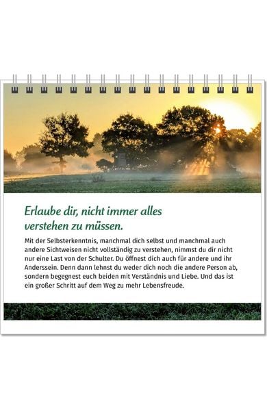 Produktbild: Der Lebensfreude-Tischkalender 2027