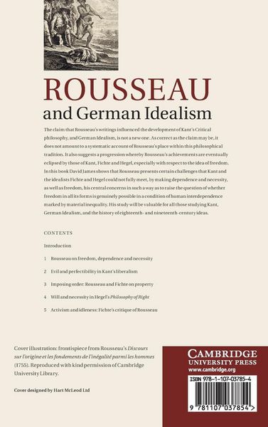 Produktbild: Rousseau and German Idealism
