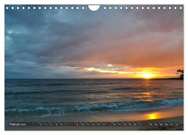 Produktbild: Sonne, Meer und Wolken (Wandkalender 2026 DIN A4 quer), CALVENDO Monatskalender