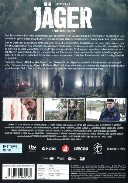 Jäger - Tödliche Gier - Staffel 1  [2 DVDs]