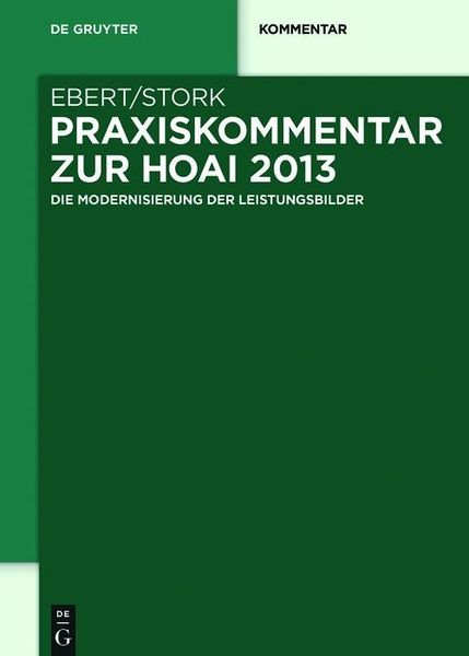 Produktbild: Praxiskommentar zur HOAI 2013
