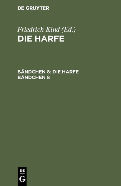 Produktbild: Die Harfe. B&auml;ndchen 8