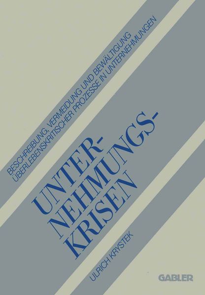 Produktbild: Unternehmungskrisen