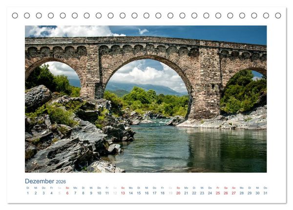 Produktbild: Korsika 2026 (Tischkalender 2026 DIN A5 quer), CALVENDO Monatskalender