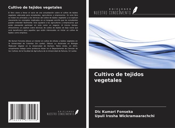Produktbild: Cultivo de tejidos vegetales