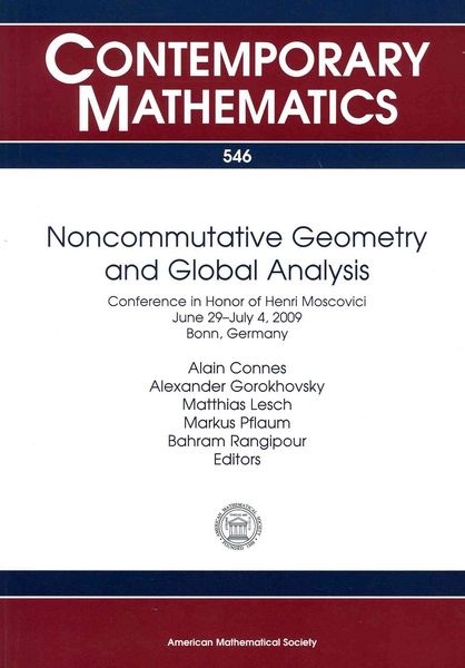 Produktbild: Noncommutative Geometry and Global Analysis