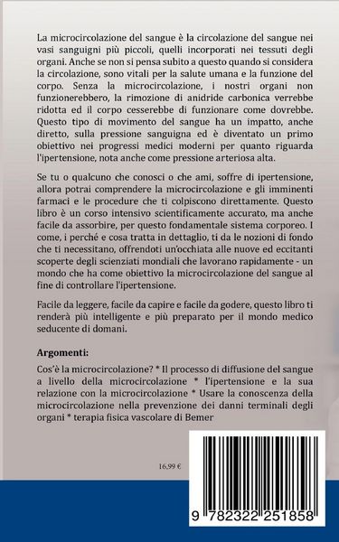 Produktbild: La microcircolazione del sangue 101
