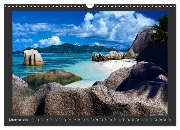 Produktbild: Seychellen - Der Garten Eden im Indischen Ozean (Wandkalender 2026 DIN A3 quer), CALVENDO Monatskalender