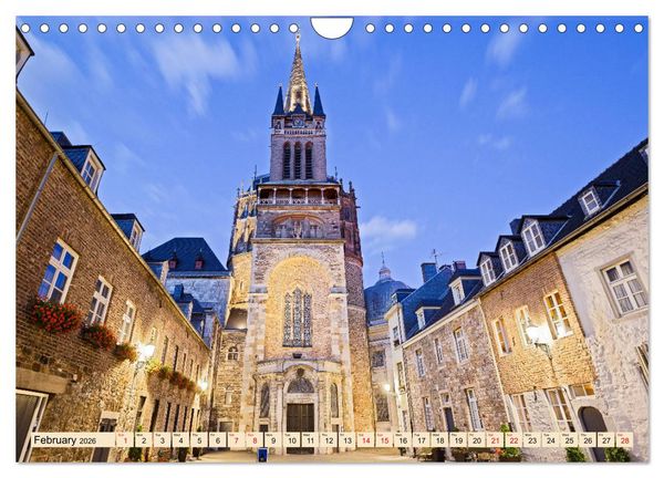 Produktbild: IMPERIAL CITY OF AACHEN (Wall Calendar 2026 DIN A4 landscape), CALVENDO 12 Month Wall Calendar