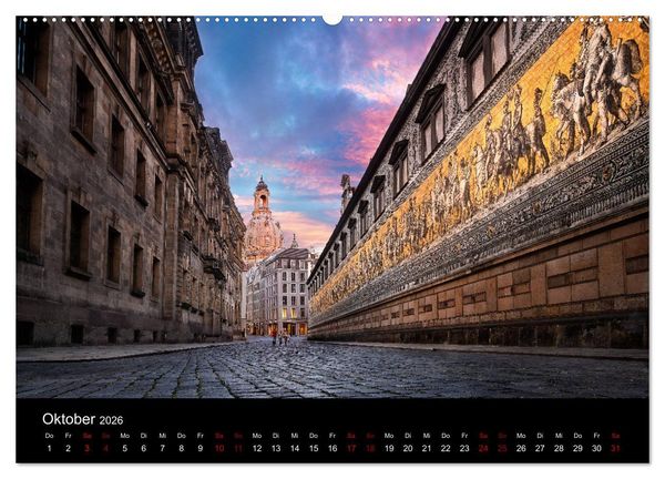 Produktbild: Dresden und Umland (Wandkalender 2026 DIN A2 quer), CALVENDO Monatskalender