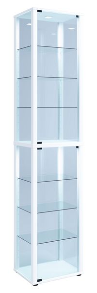 Holz Glas Stand Vitrine Sammelvitrine Kavisa XL