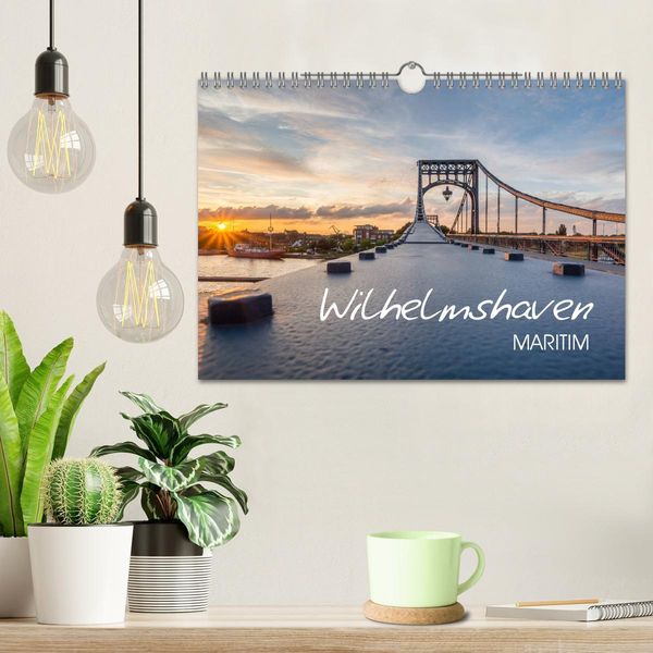 Produktbild: Wilhelmshaven maritim (Wandkalender 2026 DIN A4 quer), CALVENDO Monatskalender