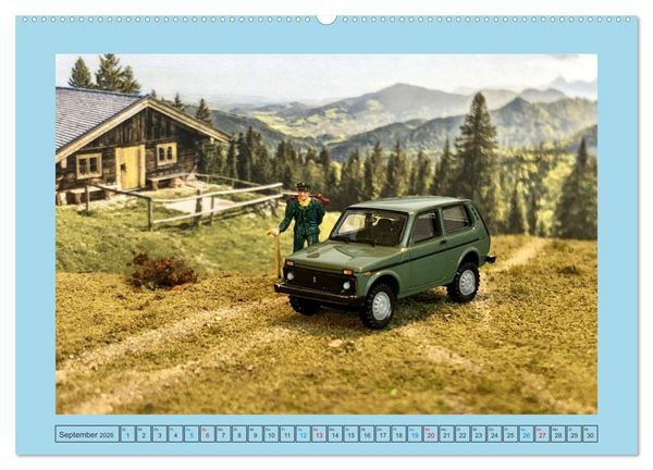 Produktbild: DDR Modellautos im Fokus (Wandkalender 2026 DIN A2 quer), CALVENDO Monatskalender