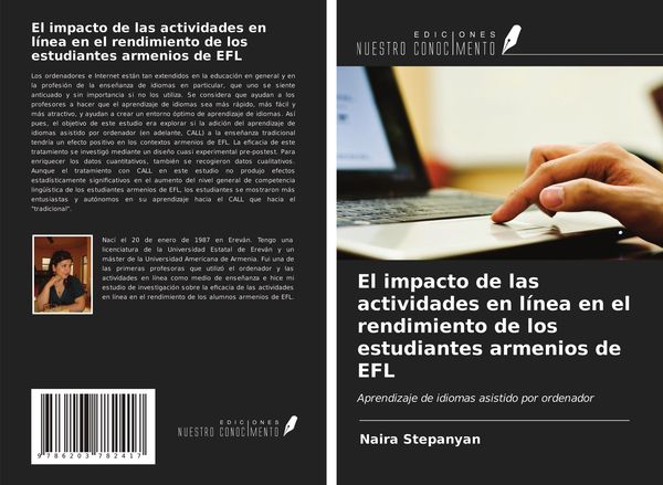 Produktbild: El impacto de las actividades en l&iacute;nea en el rendimiento de los estudiantes armenios de EFL
