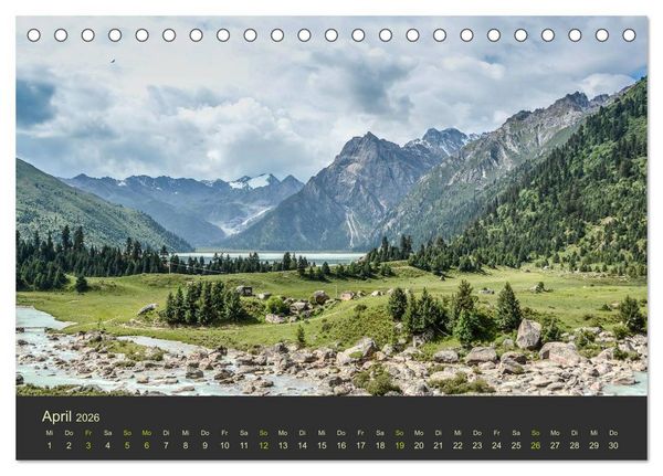Produktbild: Kham - Tibets abgelegenes Hochland (Tischkalender 2026 DIN A5 quer), CALVENDO Monatskalender