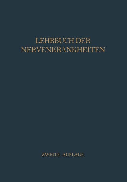 Produktbild: Lehrbuch der Nervenkrankheiten
