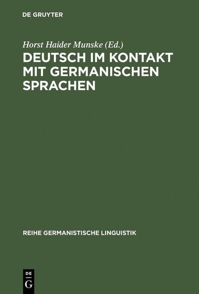 Produktbild: Deutsch im Kontakt mit germanischen Sprachen