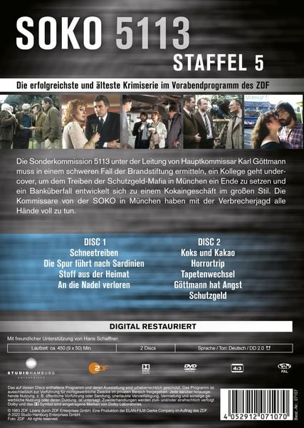 Produktbild: SOKO 5113 - Staffel 5 [2 DVDs]