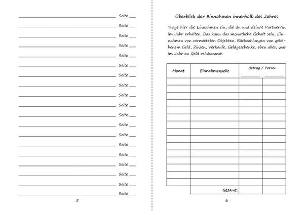 Produktbild: Haushaltsbuch zum Eintragen der Ausgaben