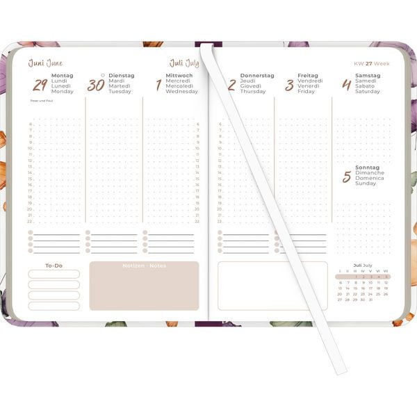 Produktbild: Lady Journal Butterfly 2026 - Schmetterling - Taschenkalender A6 (10,7x15,2 cm) - Weekly - 192 Seiten - Notiz-Buch - Termin-Planer - Alpha Edition