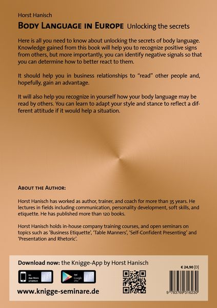 Produktbild: Body Language in Europe - Unlocking the Secrets