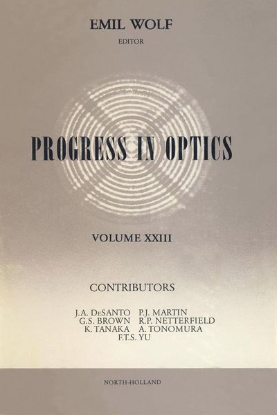 Produktbild: Progress in Optics