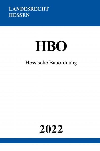 Produktbild: Hessische Bauordnung HBO 2022