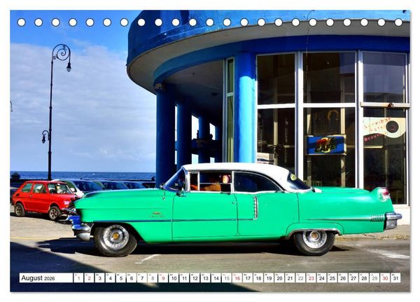 Produktbild: Auto Legenden CADILLAC (Tischkalender 2026 DIN A5 quer), CALVENDO Monatskalender