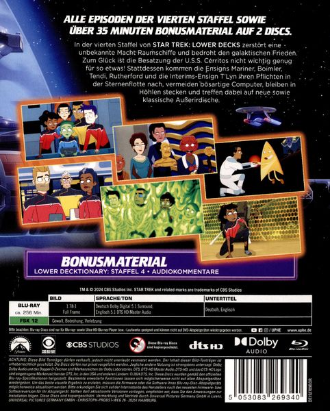 Produktbild: STAR TREK: Lower Decks - Staffel 4 [2 BRs]