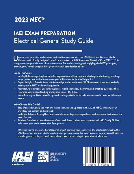 Produktbild: Electrical General Study Guide, NEC-2023