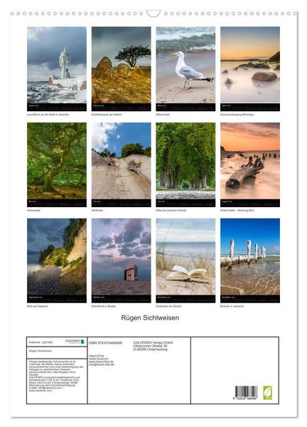 Produktbild: R&uuml;gen Sichtweisen (Wandkalender 2026 DIN A2 hoch), CALVENDO Monatskalender