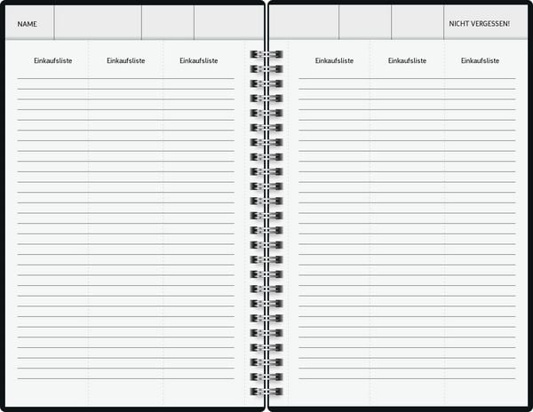 Produktbild: BRUNNEN 1070290037 Buchkalender Familienplaner 2027 "Flowers" A5, Papier