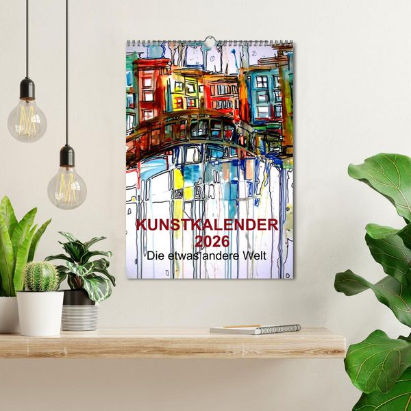 Produktbild: Kunstkalender 2026 "Die etwas andere Welt" (Wandkalender 2026 DIN A3 hoch), CALVENDO Monatskalender